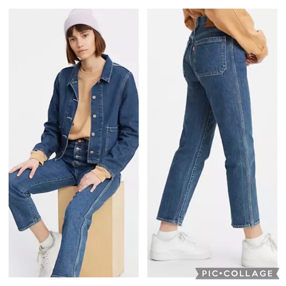 NWT Levi’s High Rise Wedgie Fit Straight Jeans - Picture 2 of 14